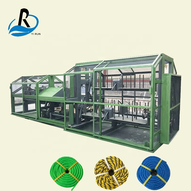 PP HDPE PET Nylon Twisted Rope Making Machine, plastic rope making machine,  rope twisting machine for sale