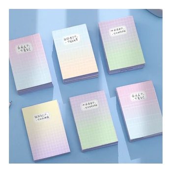 Gradient Color Grocery List Notepad Tear Off To Do, Personalized Rectangle Writing Tablets Stationary