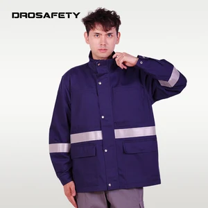 Flame retardant Reflective Work Clothes 8.8cal/cm2 HRC 2 Welding Working Jacket for Men