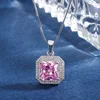 Pink diamond pendant068