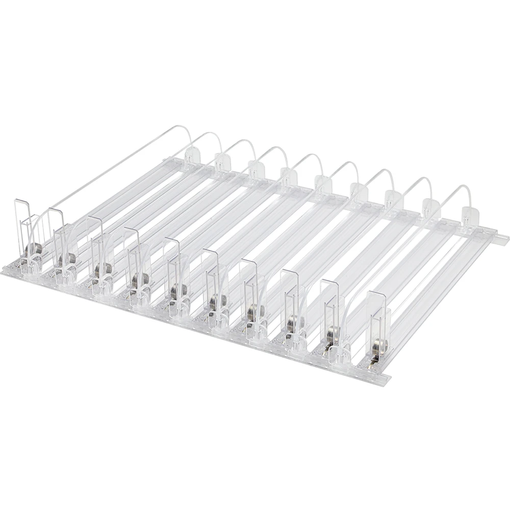 spring loaded cigarette holder Other Warehousing Supermarket Supplies Cigarettes and Tobacco Shelf Pusher  Trays Adjustable Width Spring-Loaded Drink Organizer