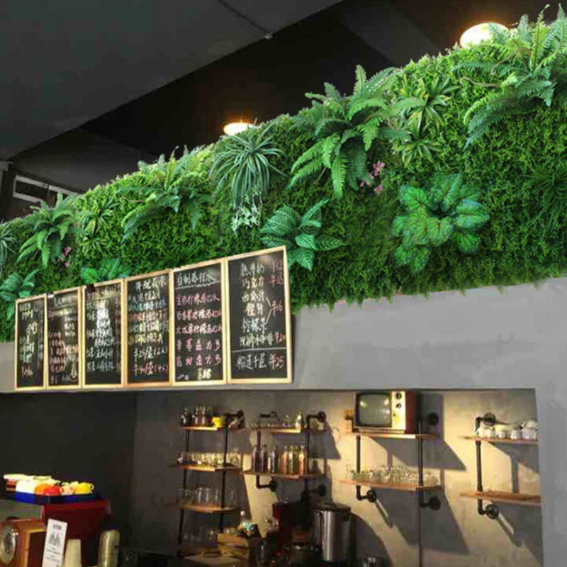 Customized Size Artificial Panel Hedges Roll Plastic Boxwood Grass