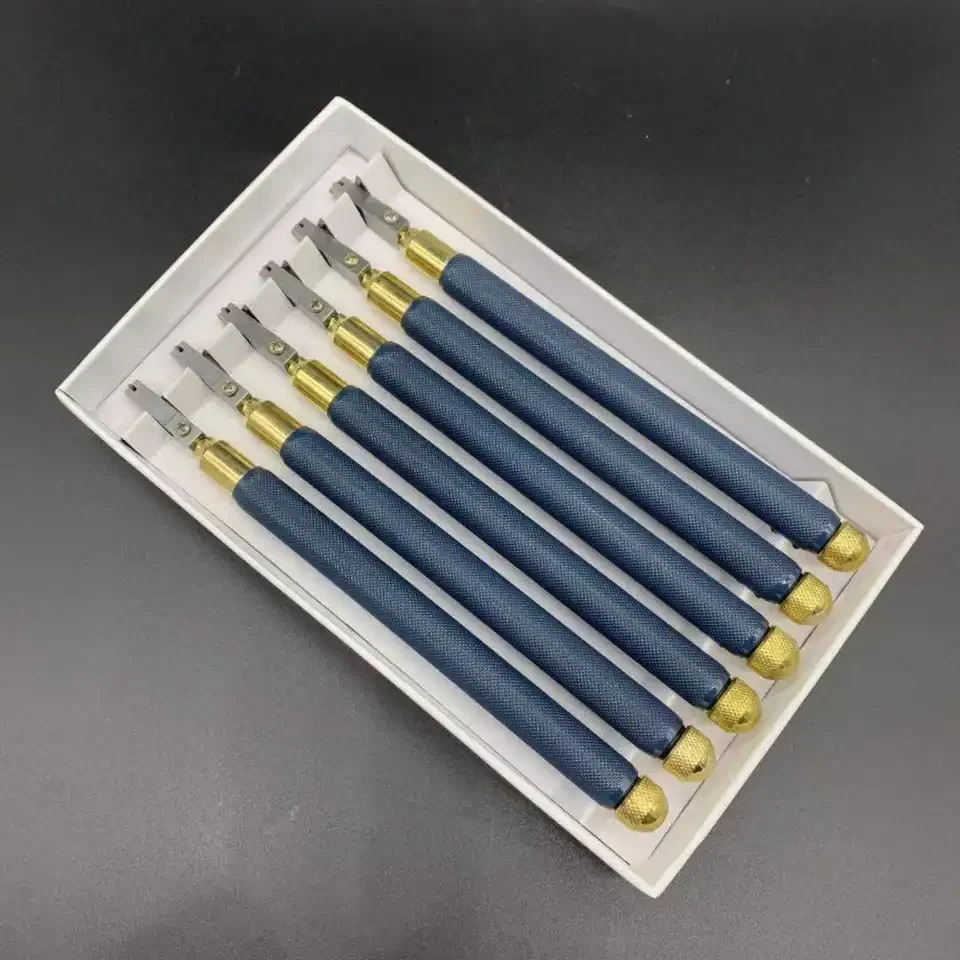 TC-10 Hand-held Metal Glass Cutter with Diamond Handle Oil-Filled Tile Cutting Tool