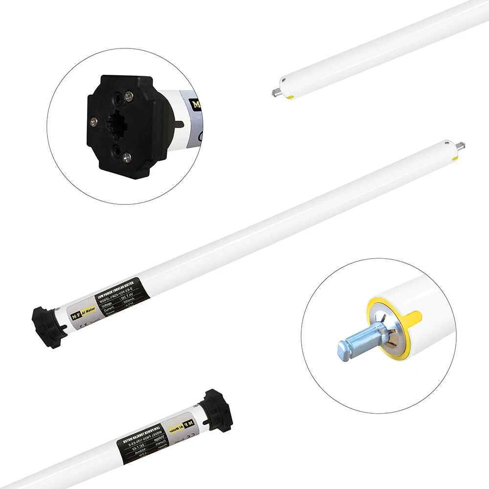 Wholesale Remote Control APP Alexa WiFi A-OK 25mm Tubular Motor for Motorized Curtain Motor Electric Roller Blind Motor