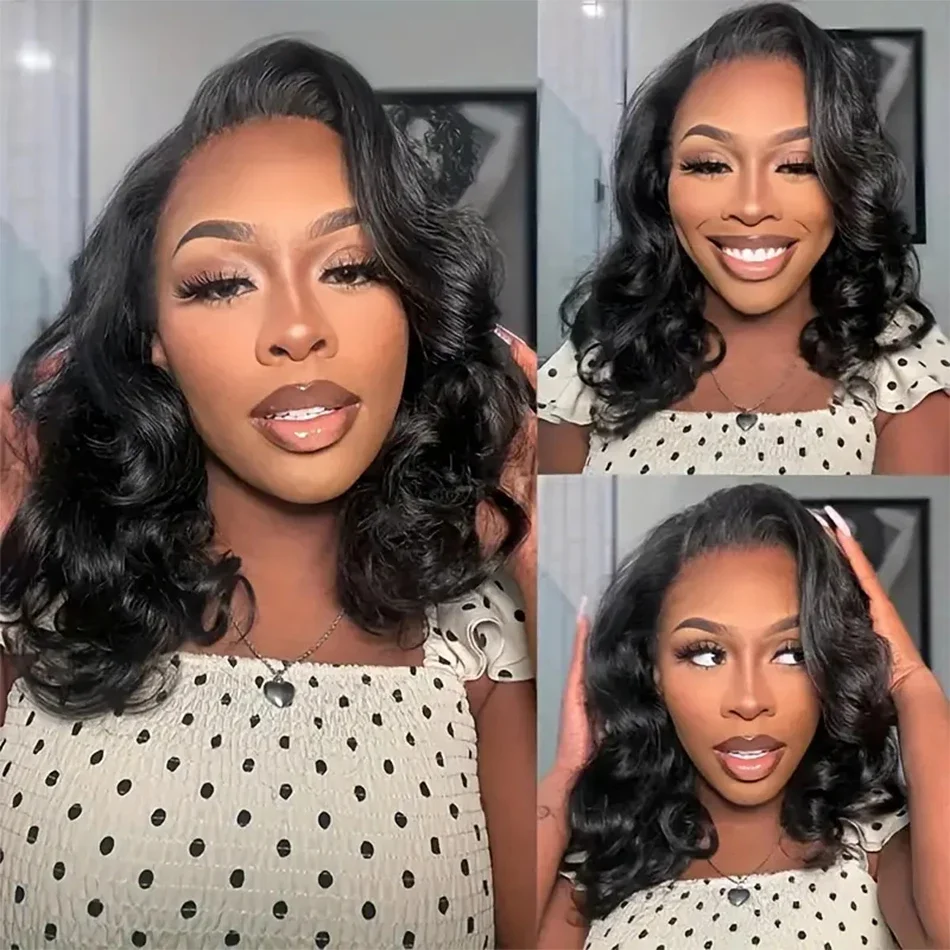 Bob Perücke Aus Echthaar Lace Front Perücke Vorgezupft Brasilianisch_voghion.com
