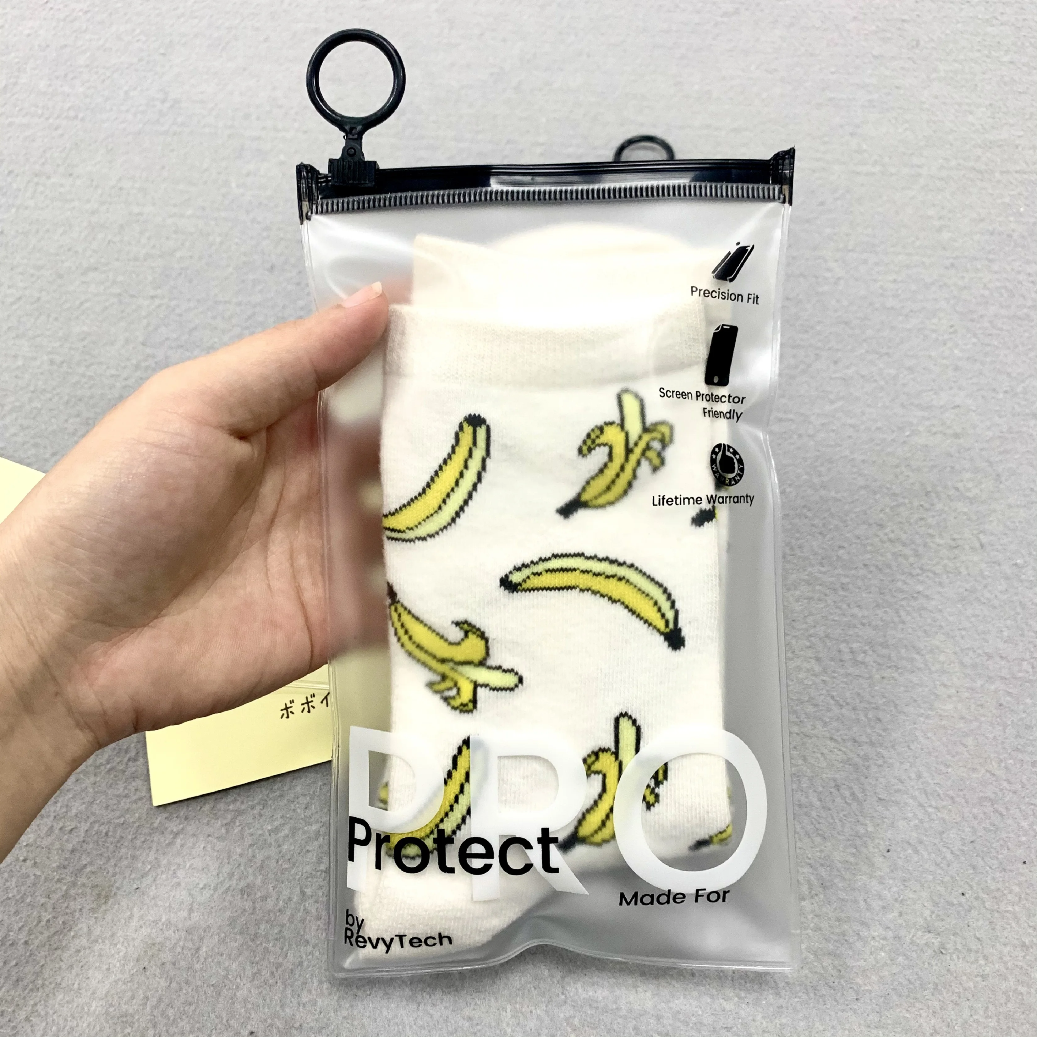 Custom Printed Zipper Pouch Frosted Ziplock Packaging Bag For Phone