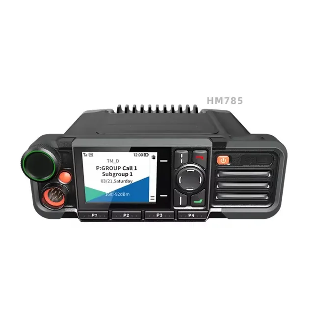 HM785 Vehicle Intercom walkie-talkie  digital/analog two way radio noise cancellation walkie talkie long range  for Hytera