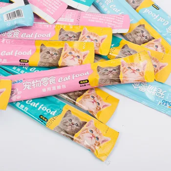 cat creamy treat chicken/tuna 5*15g cat bar snacks easily digestable OEM/ODM cat food at the best price