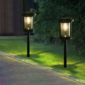 Vertak Outdoor Led Solar Lights Waterproof Landscape Lighting Pathway Lawn Decorate Solar Garden Lights