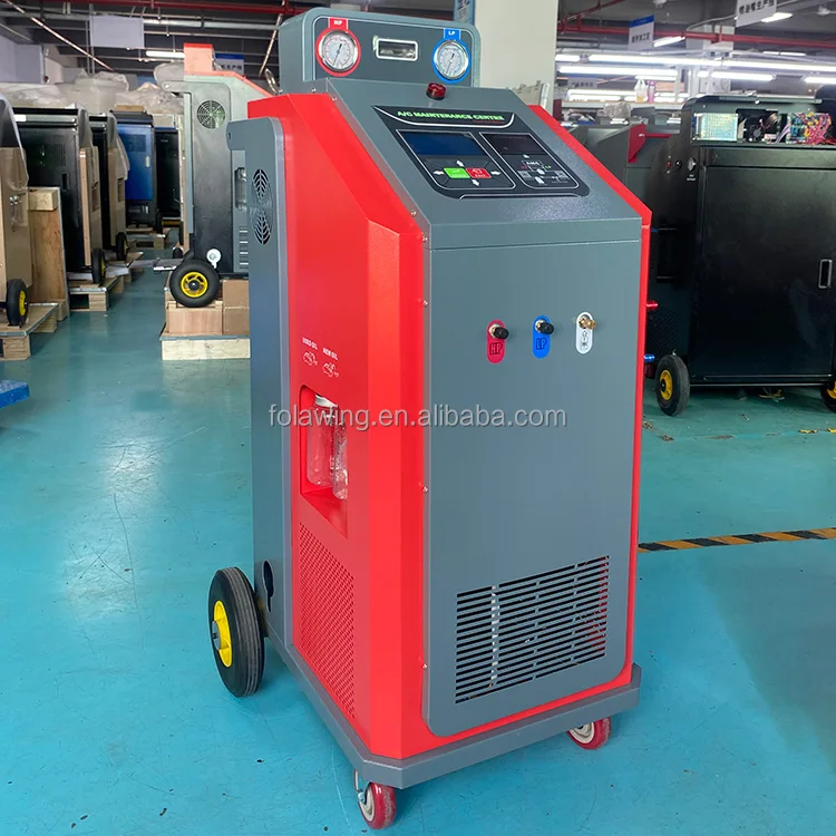 R1234yf R134a Fully Automatic Auto Refrigerant Recycling Flush Recovery ...