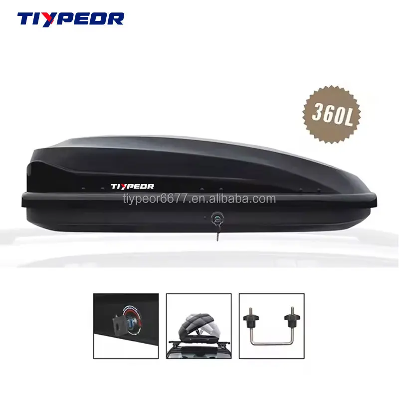 product waterproof car roof box 360l 450l 480l high quality customization color luggage bag storage top cargo box for suv cargo carrier967-5