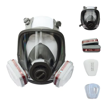 respiratory polishing decoration  chlorine hydrogen chloride  fluoride  Industrial full face   dust  gas Mask