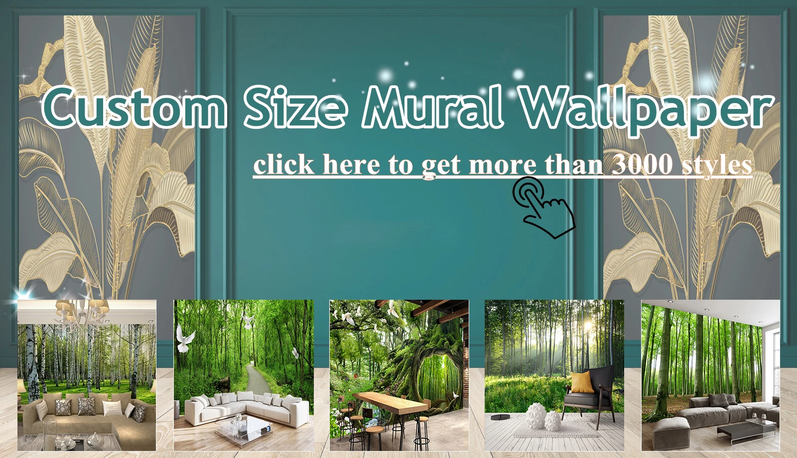 Komnni Custom 3d Wallpaper Living Room Sofa Wall Murals Modern Nordic