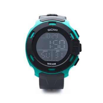 Fashionable and minimalist student electronic watch for outdoor sports, multifunctional deep waterproof and anti drop wristwatch