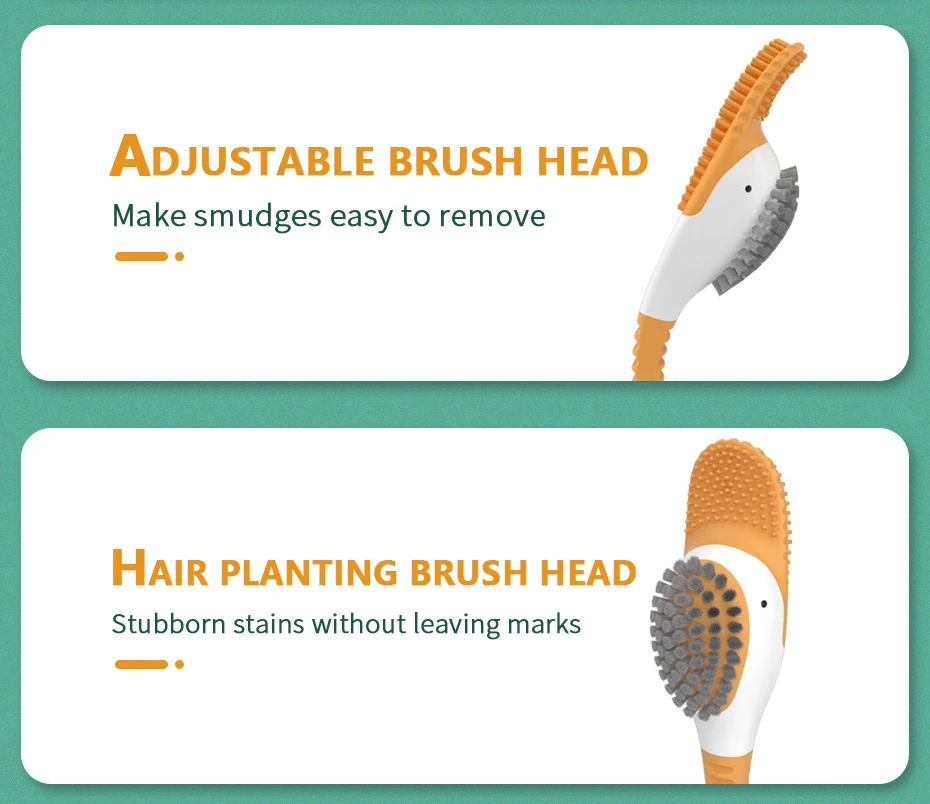 New Hot Sale Duck Silicone Toilet Brush WC  Bathroom Accessories No Dead Corners Household Wash Cleaning Soft Bristle Artifact