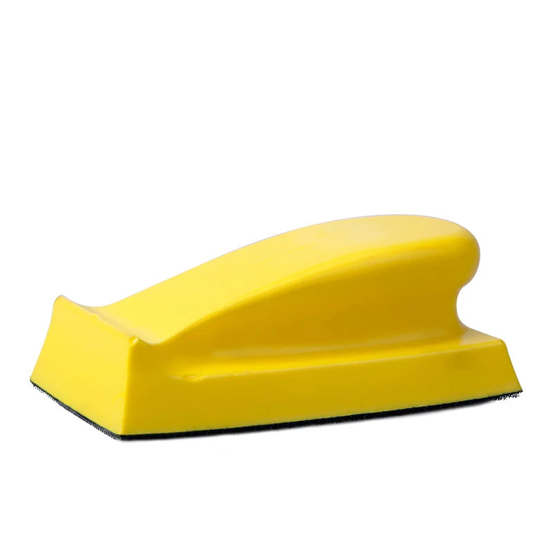 70*130mm Automotive metal polishing block rubber sanding block Medium-Hard Nylon Foam Hook and Loop Sand Pad