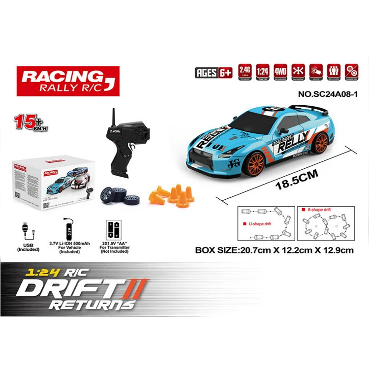 Low Price 1/24 Rc Electric Radio Model Car Remote Control High Speed Vehicle Rc Drift 4wd Racing
