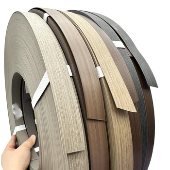 0.4mm 0.45mm 1mm 2mm 3mm Solid Color Woodgrain ABS Acrylic PVC Edge Banding Factory Supply Banding Strip Edge Pvc