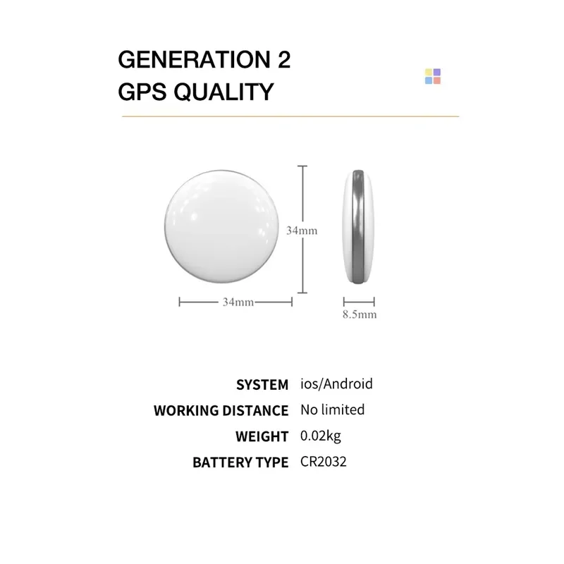 New Arrival Smart Airtag Gps Tracker Pet Locator Antilost Bt Air Tag