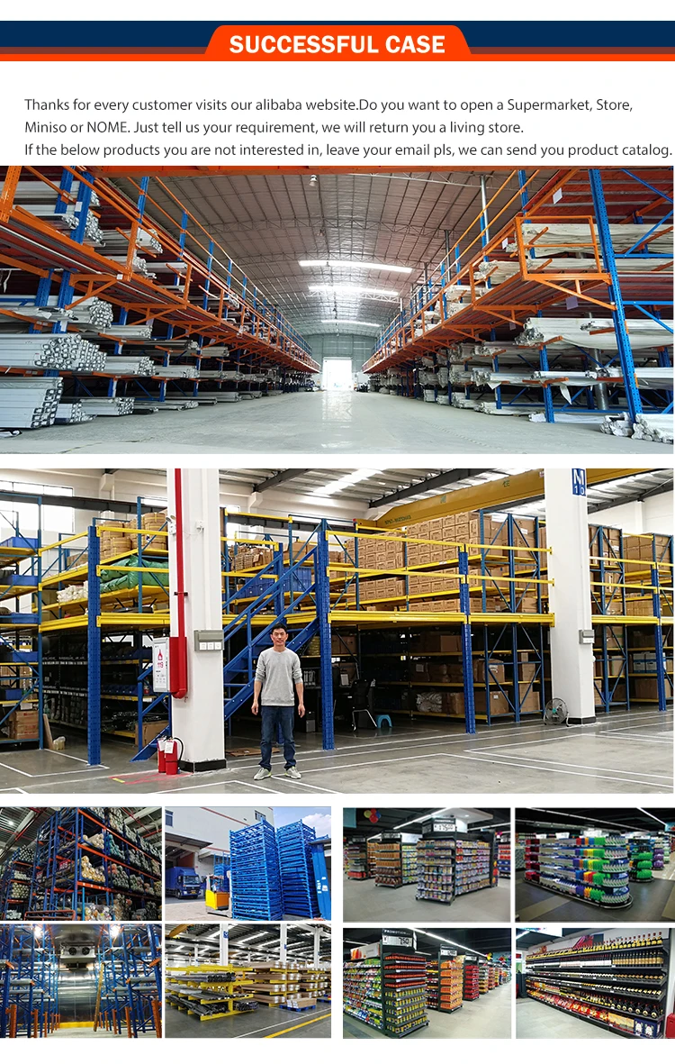 Industrial Cantilever Racking System Warehouse Metal Heavy Duty ...