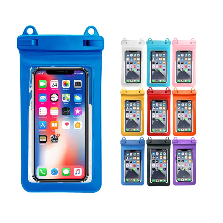 20 Colors Ipx8 Waterproof Cell Phone Bags Dry Custom Cellphone Pouch Outdoor Mobile Phone
