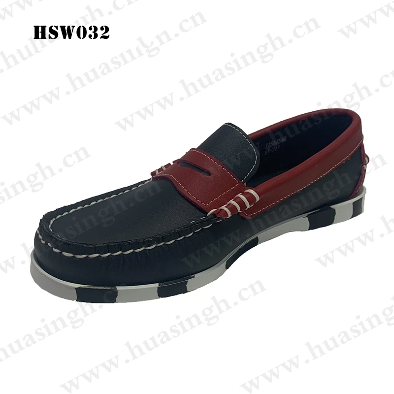 LXG,Egypt Market Popular Colorful Rubber Outsole Penny Shoes Pure Leather Mask-style Design Peas Shoes HSW032