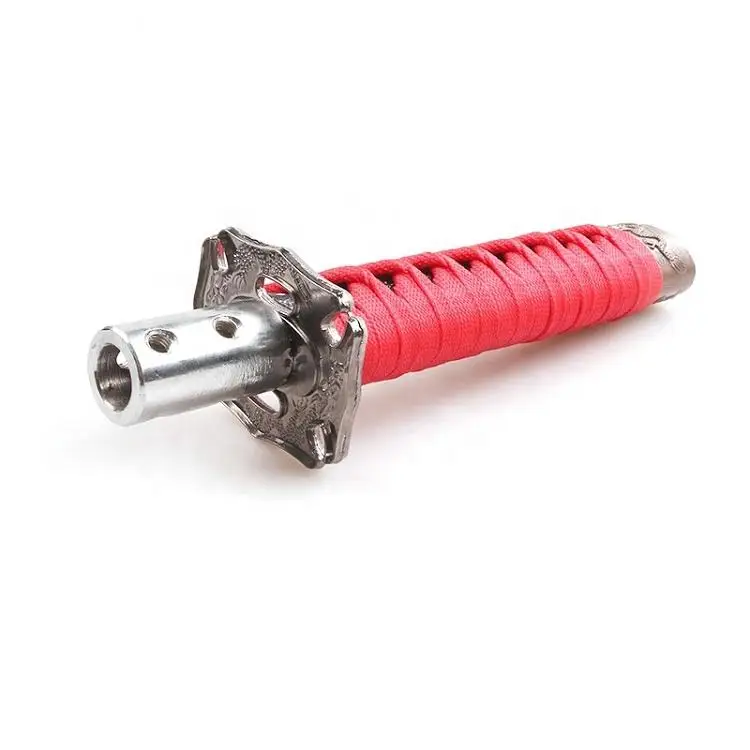 Samurai Red Sword Handle Design 15cm Shift Knob Auto Refitting Accessories Car Gear Handle Wave Stick