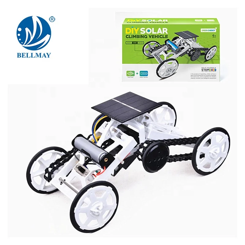Детская многофункциональная солнечная система Bemay, игрушка «сделай сам» для детей, мощный четырехколесный привод, машина для скалолазания с комплектом отверток