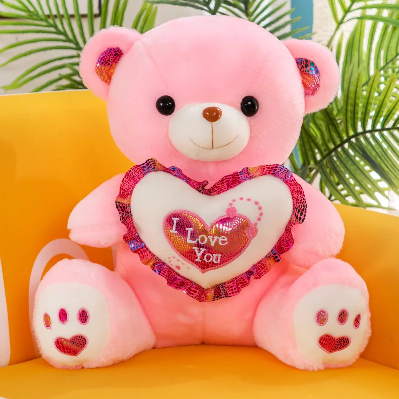 Pink Teddy Bear Love You Wholesale Valentine's Day Teddy Bears I