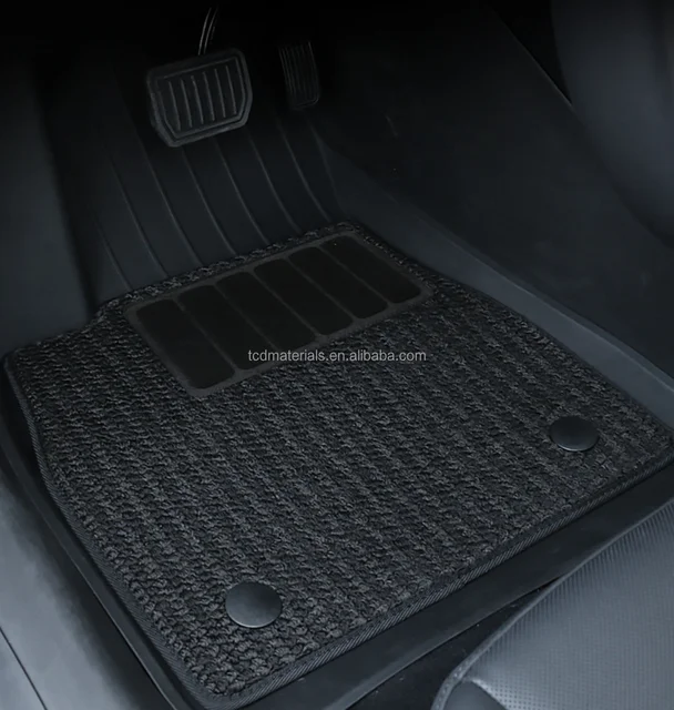 Hot Selling Customizable Grey Car Floor Mat Auto Part Carpet
