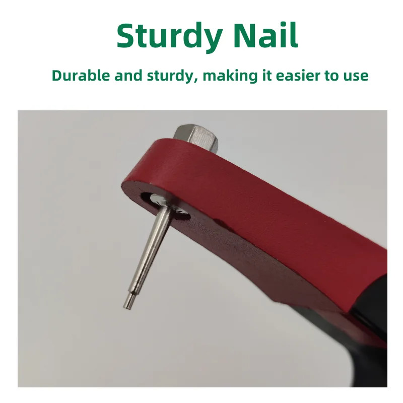 Sheep Goat Cow Cattle  Automatic Lock Ear Tag Pliers Red Metal Ear Tag Applicator for Animal Ear Tag