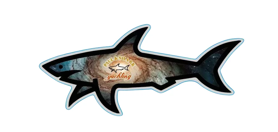 2025 Customized 3D Paul Shark Sticker Logo Wholesale