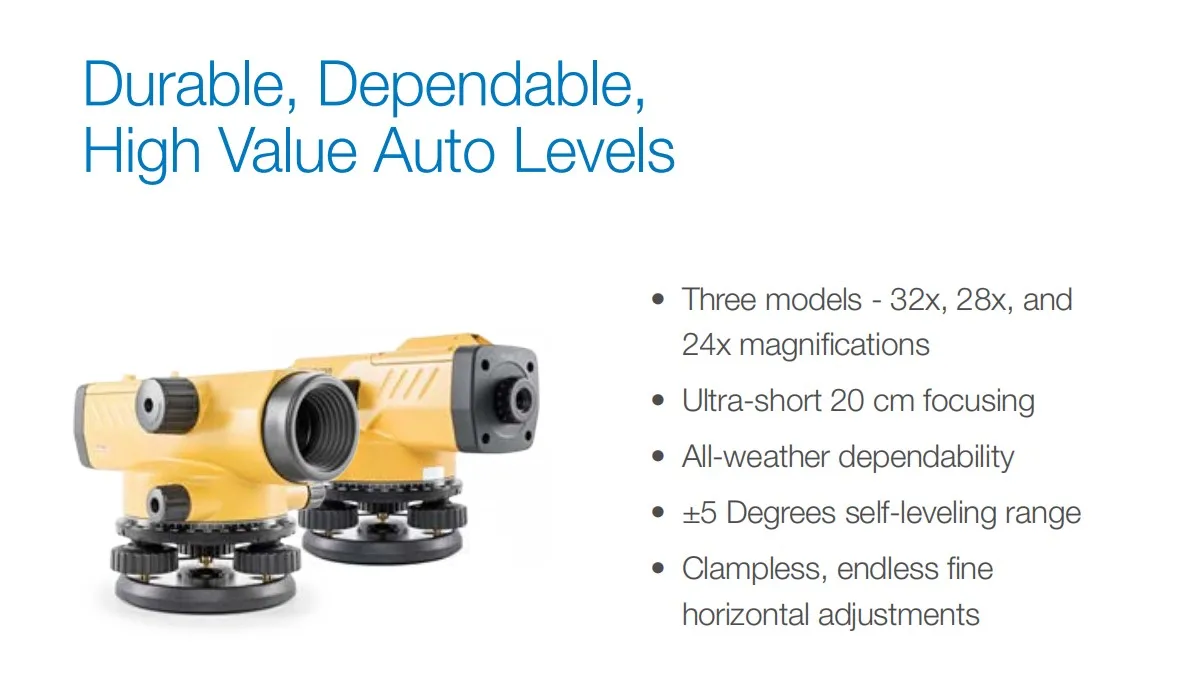 Accuracy Compensator Digital Level Surveying Equipment Atb4 Atb4a
