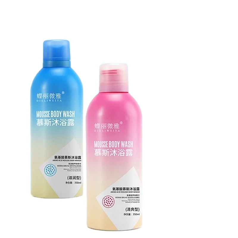 
New Arrivals Wholesale Organic Mousse Body Wash Shower Bath Bath Gel Body Clean Skin 