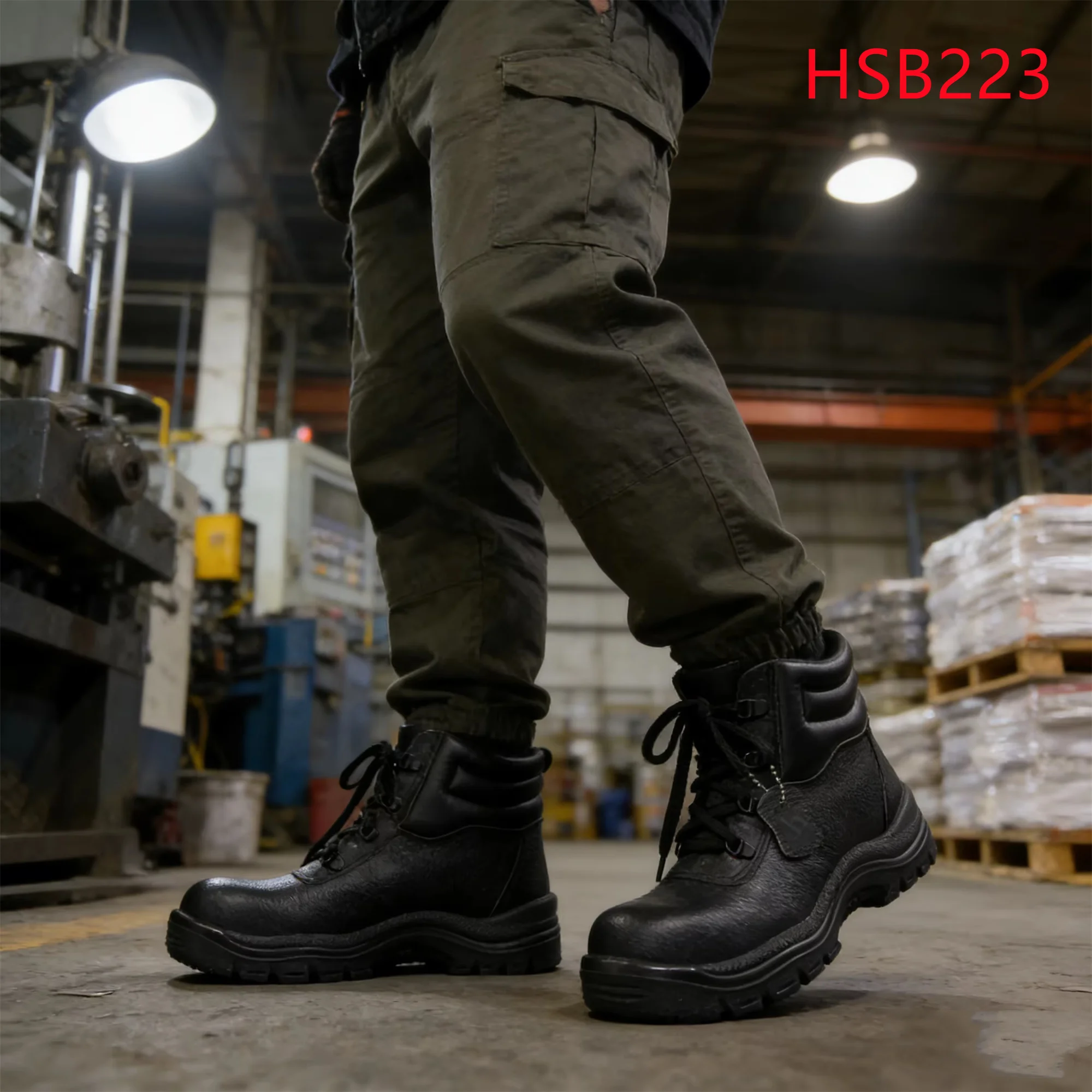 HY, Reparaturservice – Säure- und laugenbeständige Laufsohle, industrielle Sicherheitsschuhe der Klasse S3, Sicherheitsstiefel für Gleisbauer mit Stahlkappe, Sicherheitsarbeitsschuhe HSB223