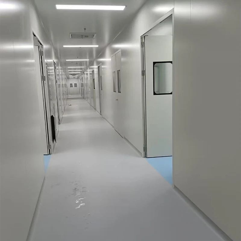 ISO Standard Clean Room Booth HEPA Filter Stainless Steel Construction for Laboratory Use-SHARBON Brand Stationary Design