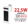 22,5 W-Blanc-20 000 mah