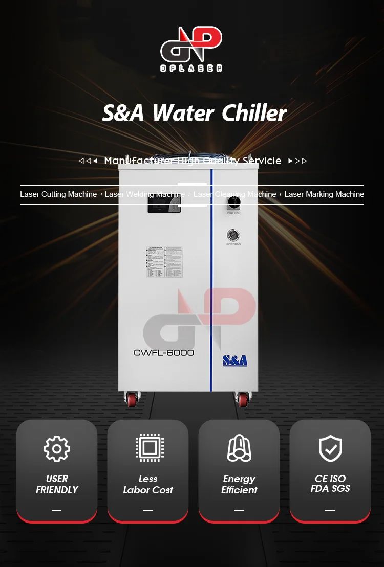 Brand New 6000W S&A CWFL-6000 Water Chiller for Fiber Laser Cutting ...