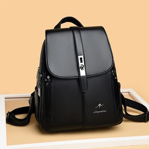 Factory Wholesale 2026 Hot Leisure High-quality Pu Leather Fashion Women's Backpack