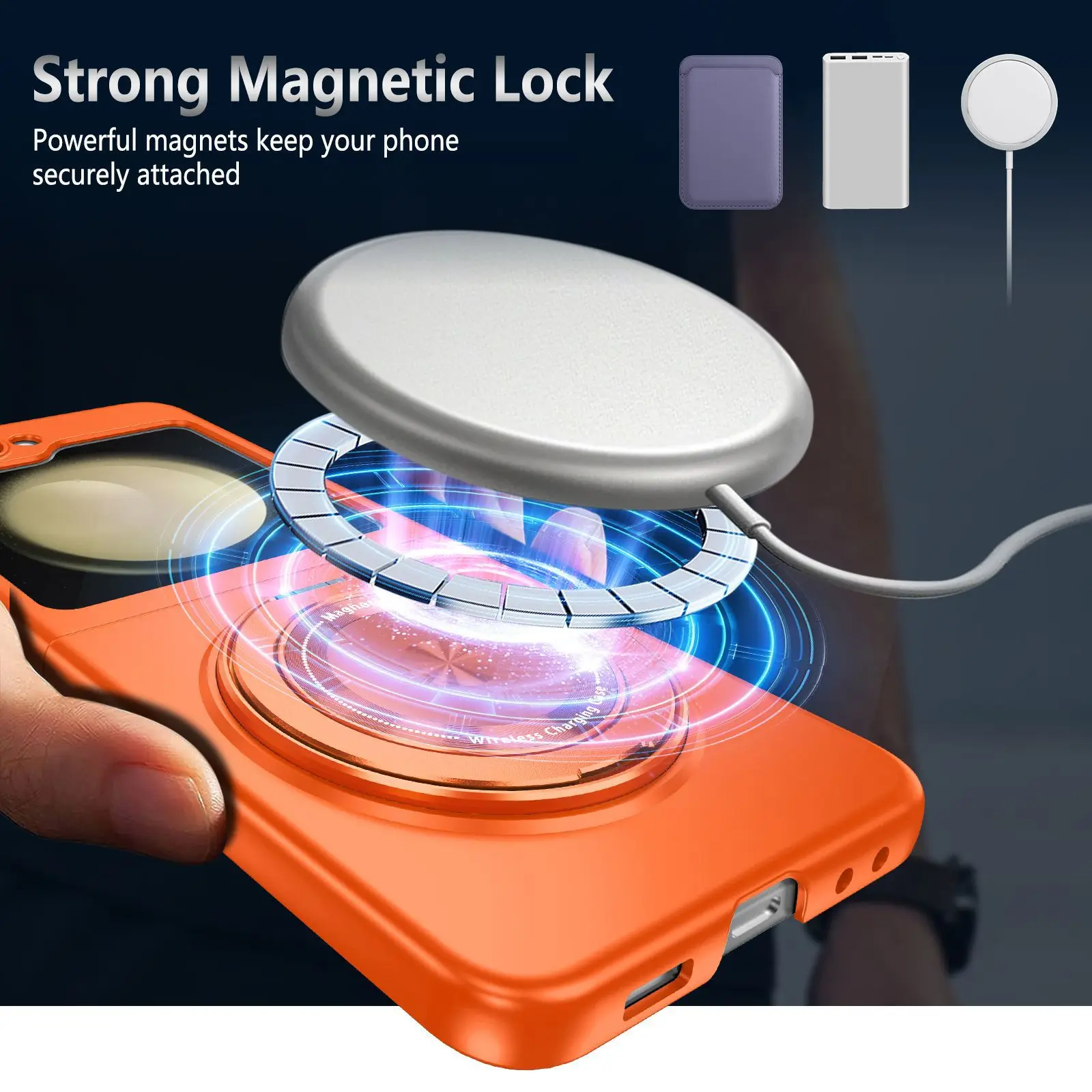 Invisible Folding Kickstand Armor Design Shockproof Magnetic Phone Case for for Z Flip 7/6/5 Hard PC TPU Cover