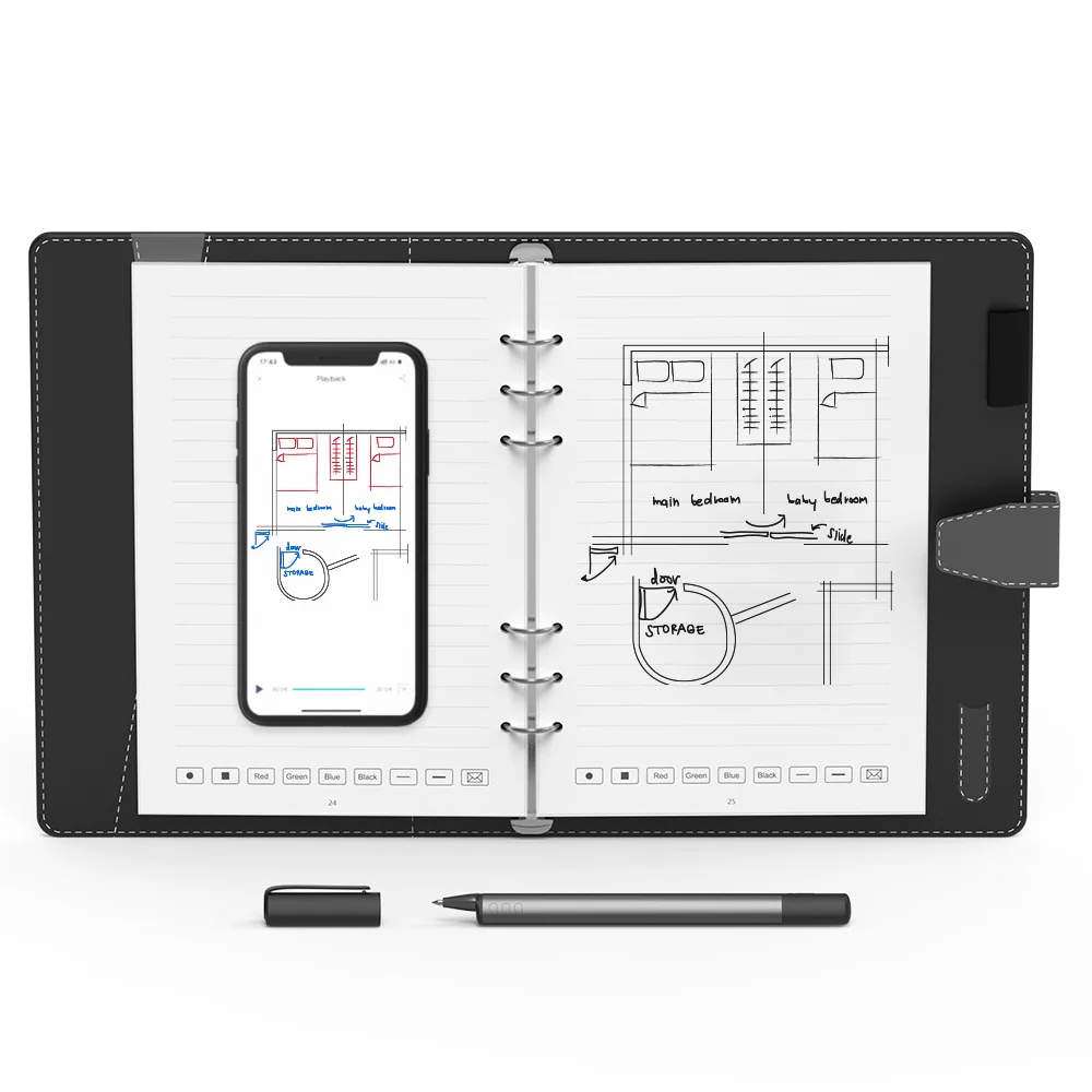 NEWYES Sync Handwriting Recognition Pen Syncpen Digital Cloud Electronic Erasable Smart Pen Set