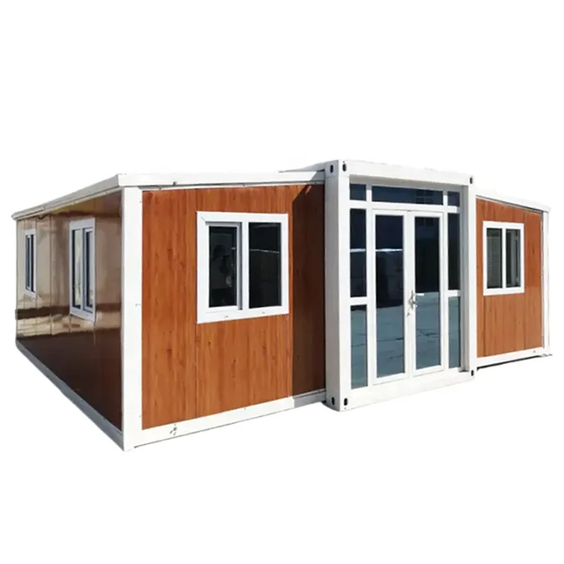 china factory luxury villa prefabricated modular modern extendable container house prefab expandable home 3 in 1 details