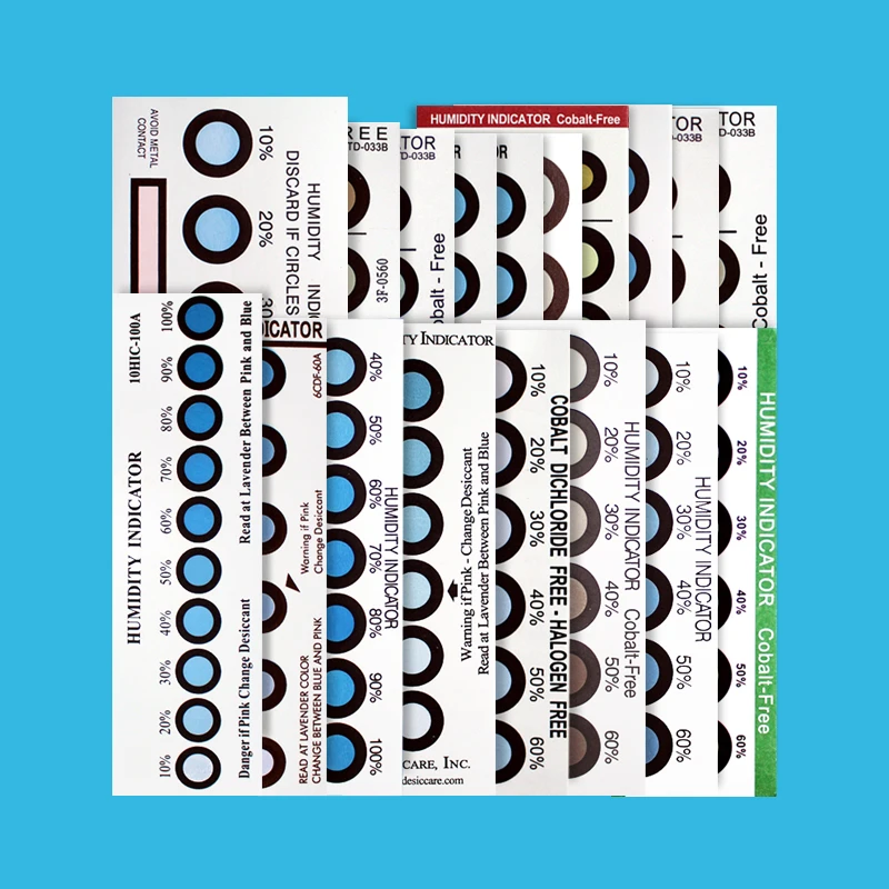 Relative Humidity Indicator Moisture Indicator Paper