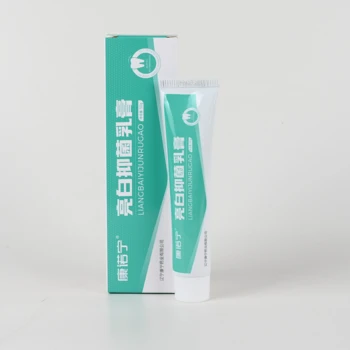 Bright White Cream Antibacterial Toothpaste for Adults Mint Flavored Deep Cleaning and Whitening Herbal Ingredient Home Use