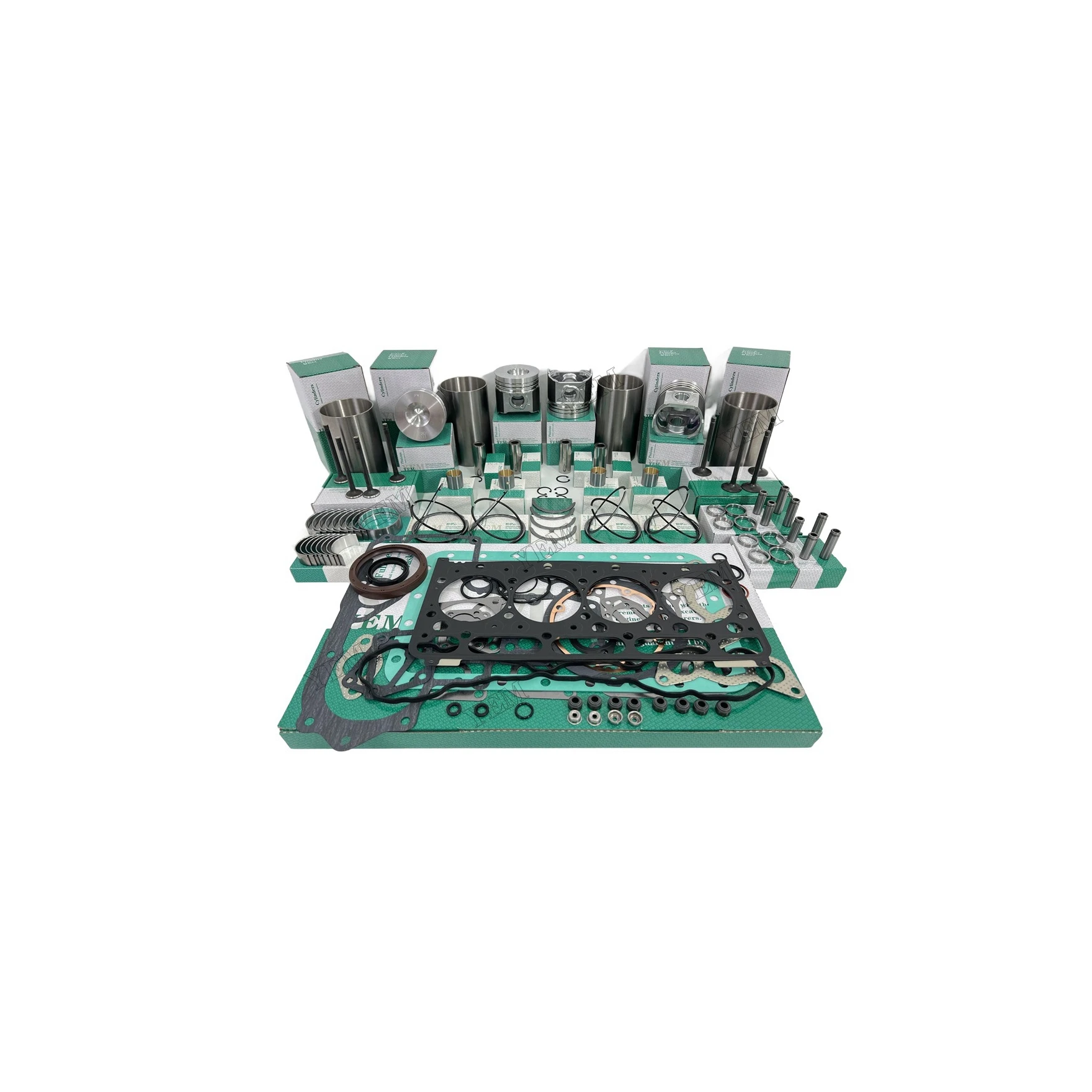 For Doosan DX120 DX140LC DX150 DX220 Overhaul Kit High Performance Engine Parts