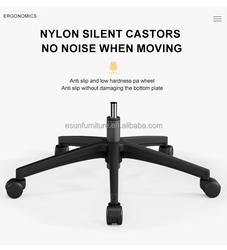 Ekintop Ergonomic Modern Minimalist Office Chair Staff Mesh Breathable