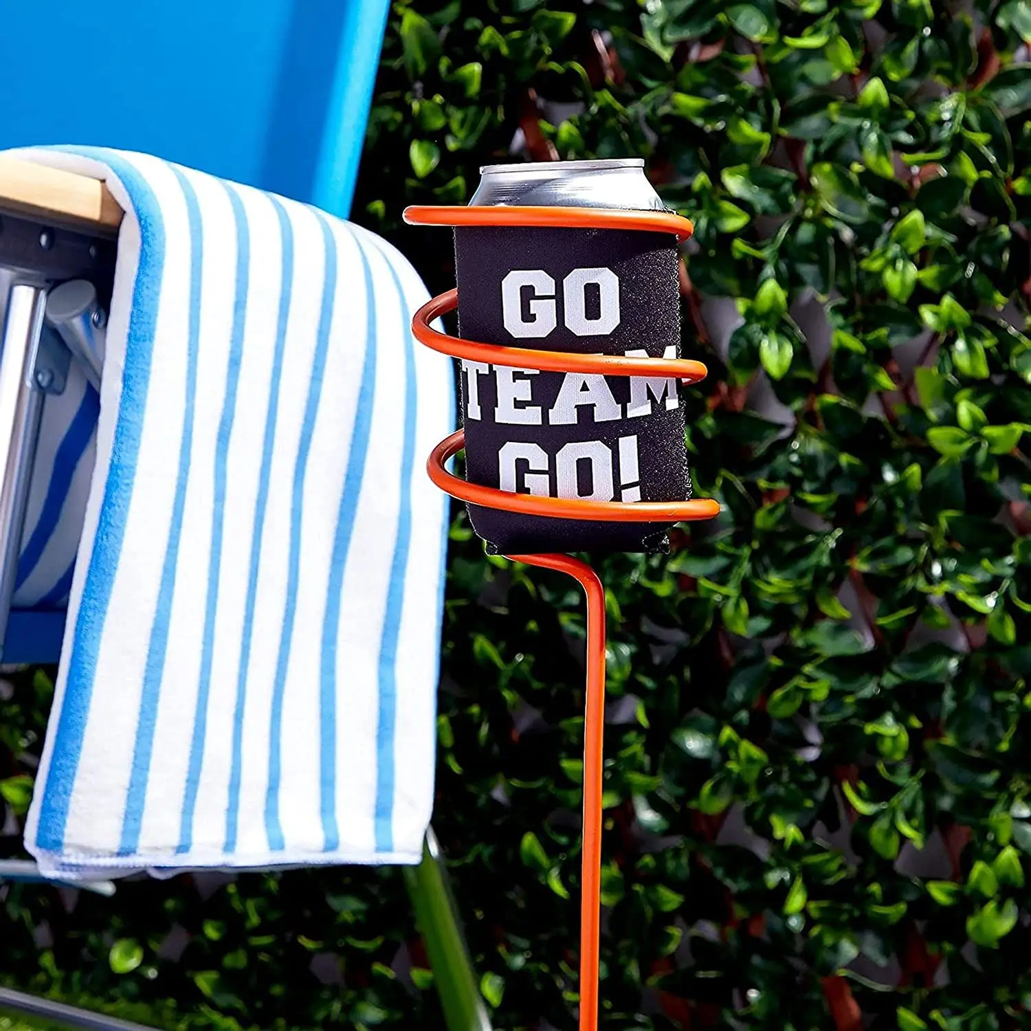 Outdoor Drink Holder Stakes Wine Glass Holder, Picnic Wine Rack Display Racks Buckets, Coolers & Holders