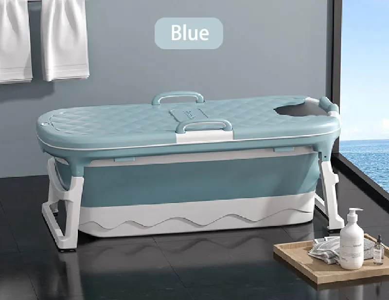 Folding Plastic Bathtub Household Adult Bathing Home Full Body