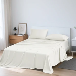 Bamboo Bed Sheet Set 100% Bamboo Fiber Cooling Breathable Silky Bedding Pillowcases OEKO-TEX Certified Eco-Friendly Organic