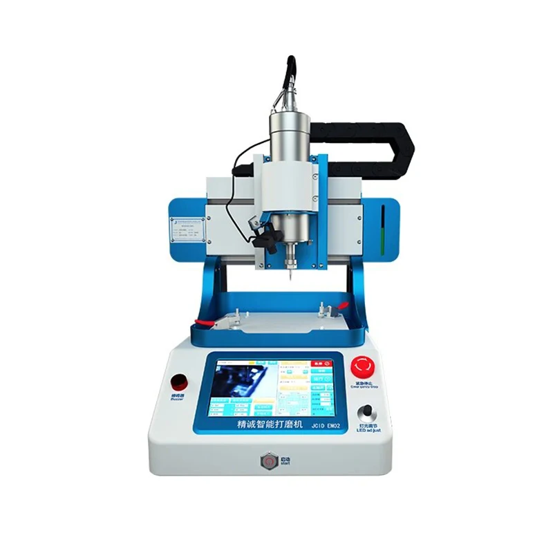 JC EM02 CNC Intelligent Motherboard Chip Grinder Machine Supporting Foot WIFI Fully Automatic Grinding for IPHONE 6-15 Promax